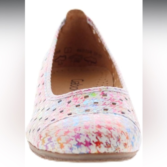 Gabor Hovercraft Multicolor Leather Ballet Flats size 40.5/9.5 - Picture 2 of 7